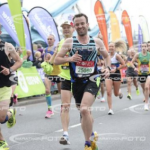 Runner completing the marathon